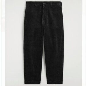 COS Black Relaxed Corduroy Pants in 28R